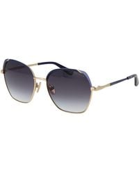 Ted Baker - Gold Metal Sunglasses - Lyst