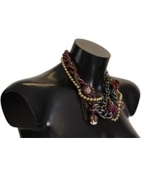Dolce & Gabbana - Sicilian Elegance-Tone Statement Necklace - Lyst