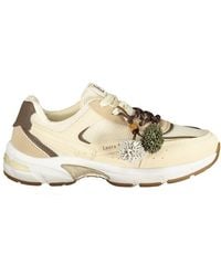 Laura Biagiotti - Beige Polyurethane S Sneaker - Lyst