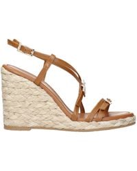 Stuart Weitzman - Strappy Wedge Sandals - Lyst
