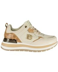 Laura Biagiotti - Beige Polyurethane Sneaker - Lyst