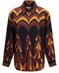 PUCCI - Multicolor Silk Pattern Shirt - Lyst
