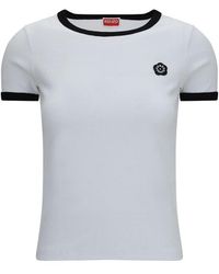 KENZO - White Cotton Sportswear - Lyst