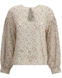 Kristina Ti - Floral Print Silk Blouse - Lyst