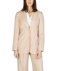 Vero Moda - Pink Viscose Blazer - Lyst
