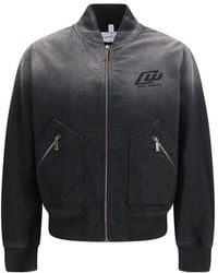 Off-White c/o Virgil Abloh - Black Cotton Bomber - It46 | S - Lyst