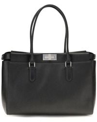Fendi - Black Calf Leather Bos Taurus Shoulder Bag - Lyst