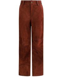 Salvatore Santoro - Suede Pants - Lyst