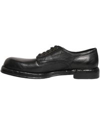 Dolce & Gabbana - Black Leather Lace Up Derby Dress Men Shoes - Lyst