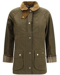 Barbour - Bicolor Cotton Shell Jacket - Lyst