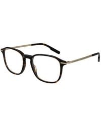 ZEGNA - Brown Acetate Glasses (frames) - Lyst