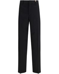 Versace - Black Wool Oves Aries Dress Pants - Lyst