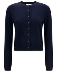 Lisa Yang - Blue Cashmere Cardigan - Lyst