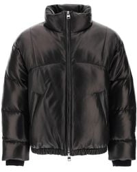 Alexander McQueen - Quilted Leather Puffer Jacket - Lyst