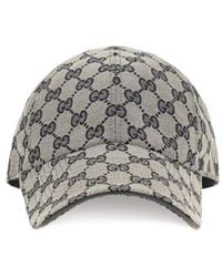 Gucci - Gg Cotton Canvas Baseball Hat - Lyst