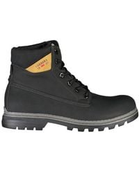 Carrera - Sleek Lace-Up Boots With Contrast Details - Lyst