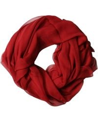 Dolce & Gabbana - Stole Silk Neck Wrap Shawl Scarf - Lyst