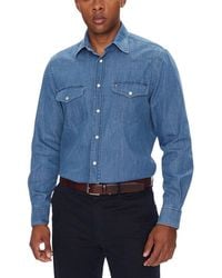Tommy Hilfiger - Light Blue Denim Shirt - Lyst