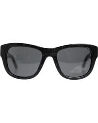 Dolce & Gabbana - Leather Frame Dg4177 Tinted Lens Sunglasses - Lyst