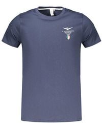 Accademia Militare - Blue Cotton Men's T - Lyst