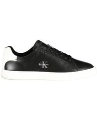 Calvin Klein - Black Polyurethane S Sneaker - Lyst
