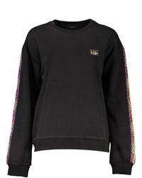 Class Roberto Cavalli - Black Cotton Sweater - Lyst