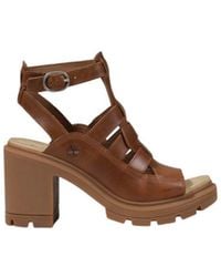 Timberland - Beige Leather Strap - Lyst