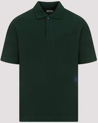 Burberry - Ivy Green Cotton Polo - Lyst