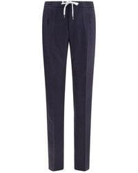 PT Torino - Blue Wool Oves Aries Casual Pants - Lyst