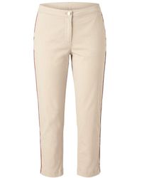 Trussardi - Beige Cotton Pants - Lyst