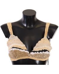 Dolce & Gabbana - Chic Crochet Cropped Top - Lyst