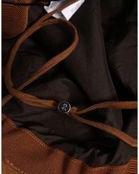 Dolce & Gabbana - Men Brown Cotton Double Brim Baseball Cap Hat - Lyst