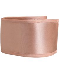 Dolce & Gabbana - Light Pink Silk Satin Waist Cintura Belt - Lyst
