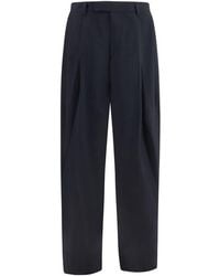 Giorgio Armani - Blue Wool Oves Aries Dress Pants - Lyst