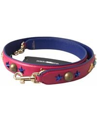 Dolce & Gabbana - Exotic Leather Studded Shoulder Strap - Lyst