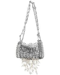Rabanne - Silver Stainless Steel Shoulder Bag - Lyst
