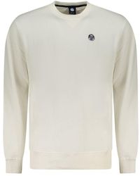 North Sails - Bianco Cotton Men Sweatshirt - Lyst