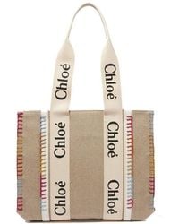 Chloé - Woody Medium Tote Bag - Lyst