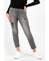 Gas - Gray Cotton Jeans Denim - Lyst