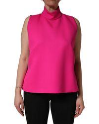 Dolce & Gabbana - Hot Wool Backless Sleeveless Tank Top Virgin - Lyst