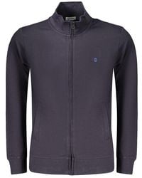 COVERI MOVING - Blue Cotton Men's Sweatshirt - Lyst