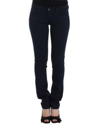 CoSTUME NATIONAL - Straight Leg Jeans Blue Sig12462 - Lyst