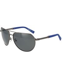 Timberland - Gray Metal Sunglasses - Lyst