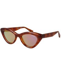 Guess - Brown Plastic Sunglasses - Lyst