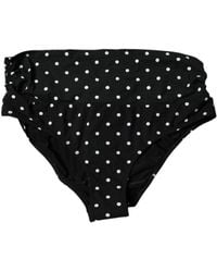 Dolce & Gabbana - Polka Dot Swimsuit Bikini Bottom Swimwear - Lyst