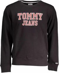 Tommy Hilfiger - Black Cotton Sweater - Lyst