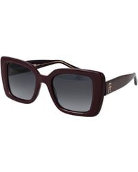 Tommy Hilfiger - Burgundy Acetate Sunglasses - Lyst