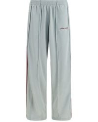 Palm Angels - Blue Polyester Joggers (workout Pants) - Lyst