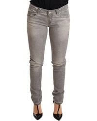 Acht - Chic Washed Slim Fit Cotton Jeans - Lyst