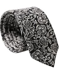 Dolce & Gabbana - Floral Fantasy Silk Adjustable Neckmen's Tie - Lyst